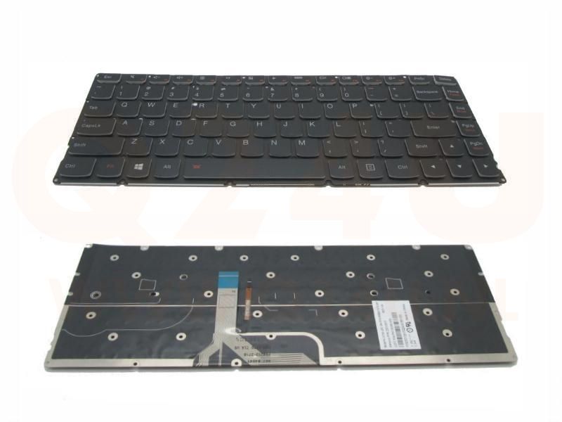 Lenovo IdeaPad Yoga 2 Pro laptop toetsenbord, US - zwart - met licht