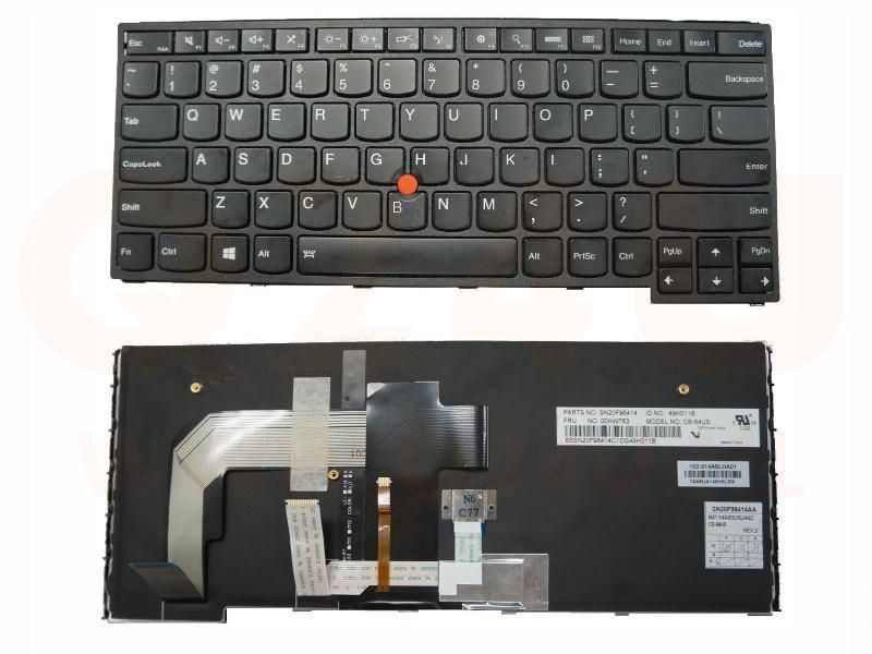 Lenovo ThinkPad Yoga 14 S3 series laptop toetsenbord, US - zwart - met pointer en licht