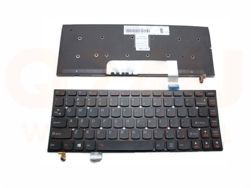 Lenovo V4400 V4400U Series laptop toetsenbord, US - zwart - met licht