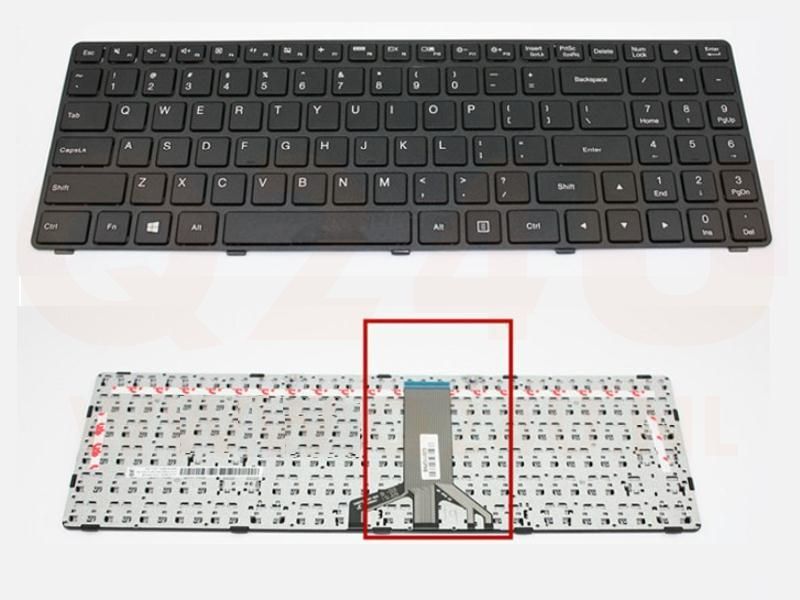 Lenovo IdeaPad 100-15IBD Series laptop toetsenbord, US - zwart