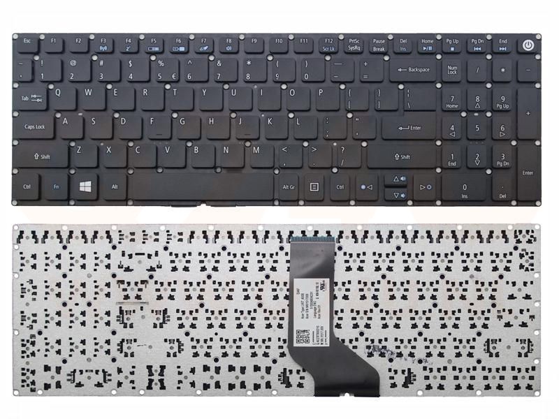 Acer Aspire E5-522 E5-573 E5-722 E5-773 laptop toetsenbord, US - zwart