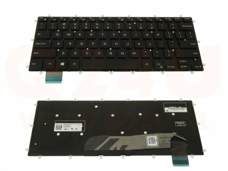 Dell Inspiron 13-7368 13-5368 15-5568 15-5578  series laptop toetsenbord, US - zwart