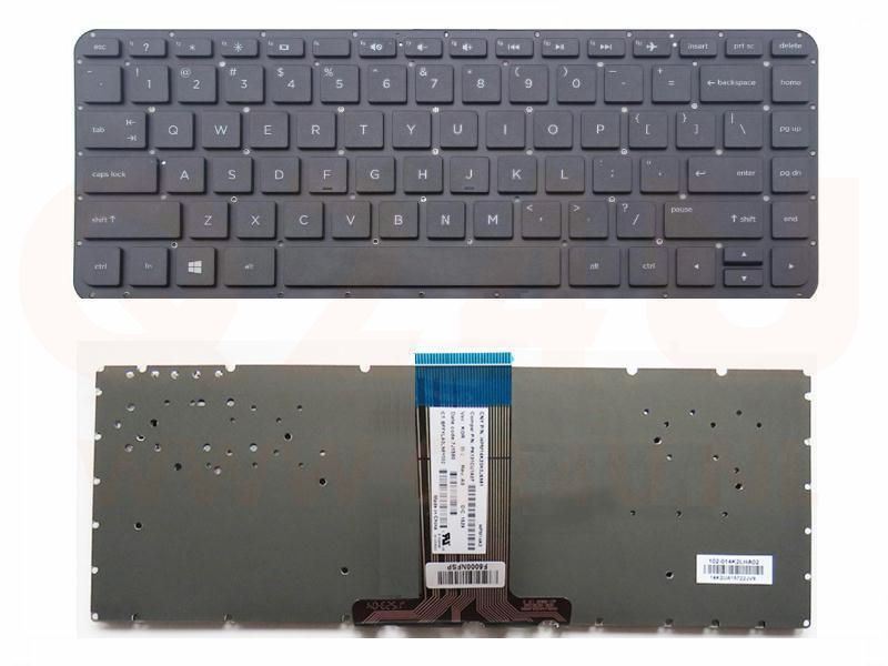 HP ProBook 13-AB 14-AB 14-A 14-S series laptop toetsenbord, US - zwart - zonder licht