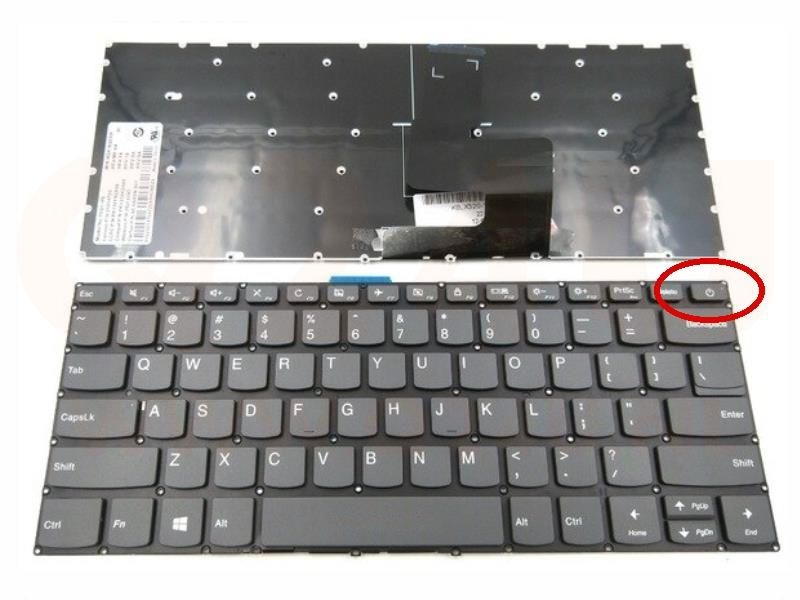 Lenovo IdeaPad 320-14ISK 320S-14IKB 320S-14IKBR laptop toetsenbord, US - zwart - zonder licht