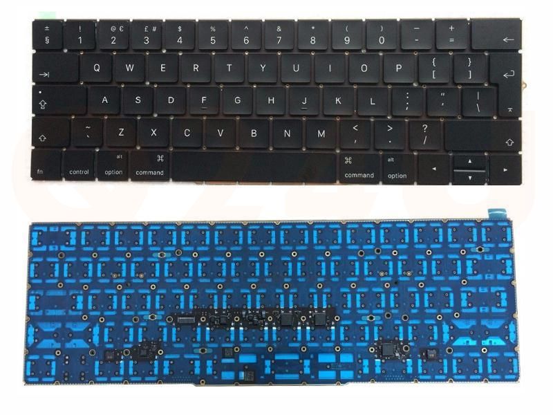 Apple MacBook Pro Apple A1707 UK - NL laptop toetsenbord - zwart