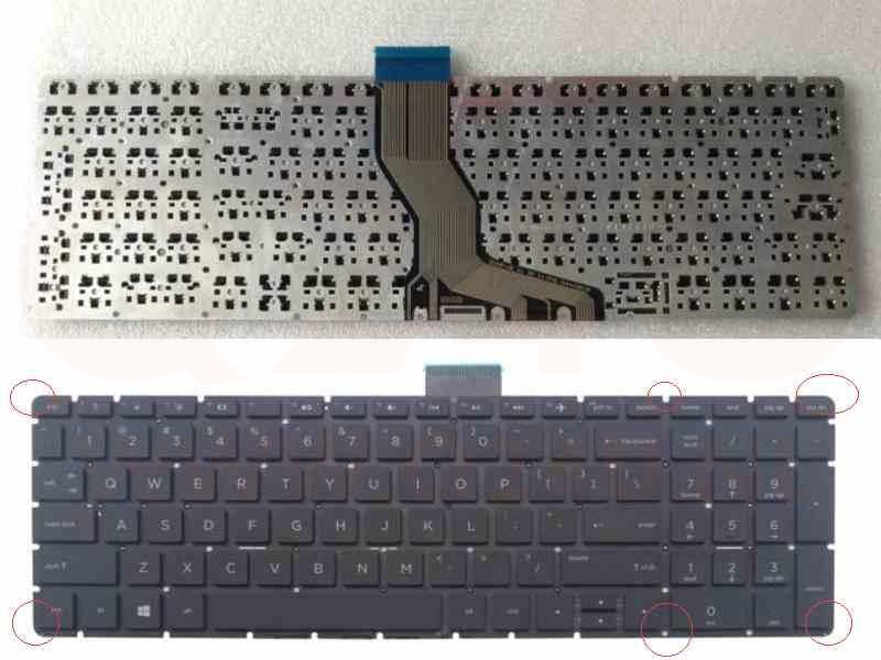 HP Pavilion 15-BS 15-CB series laptop toetsenbord, US - zwart - zonder licht