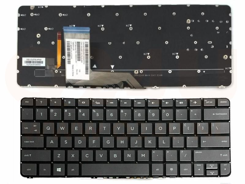 HP Spectre 13-4000 13T-4000 series laptop toetsenbord, US - zwart - zonder frame