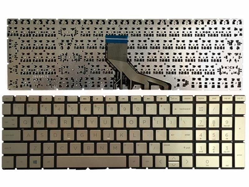 HP Pavilion 15-DA 15-DB series laptop toetsenbord, US - zilver - zonder licht