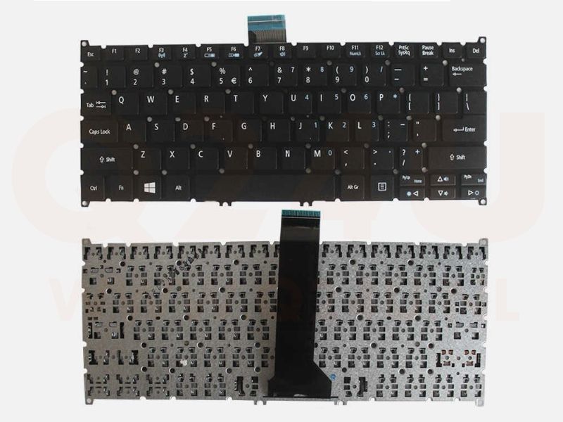 Acer Aspire V5-122 V5-132 V3-371 E3-111 series laptop toetsenbord, US - zwart - zonder licht