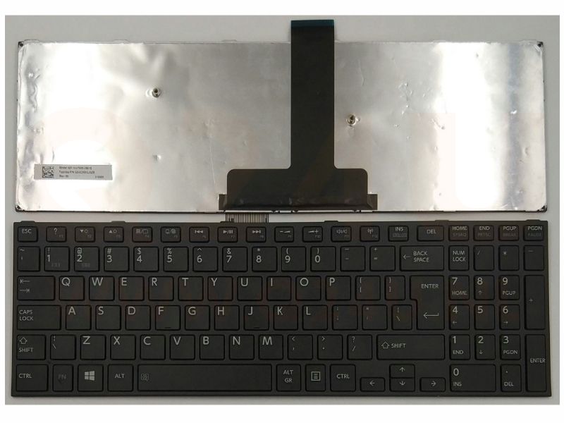 Toshiba Tecra A50-C R50-C  laptop toetsenbord, US - zwart - zonder licht