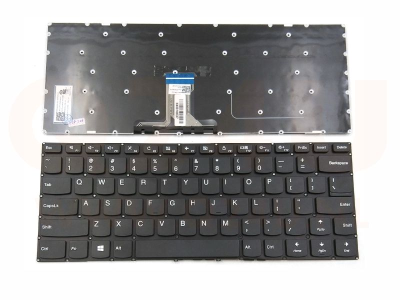 Lenovo Yoga 710-15IKB 15ISK 14IKB 14ISK series laptop toetsenbord, US - zwart - zonder licht