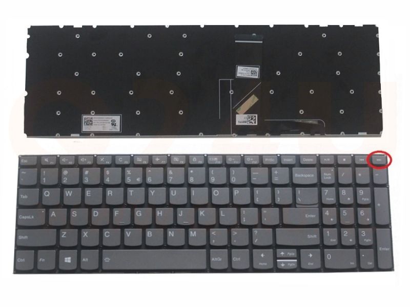 Lenovo Ideapad S340-15 15iwl 15api 15iml 15iil  series laptop toetsenbord, US - zwart - PK131E41B00 - zonder licht