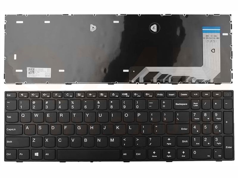 Lenovo IdeaPad 110-15ISK 17ACL 17IKB 7ISK series laptop toetsenbord, US - zwart - 5N20L25958 - zonder licht