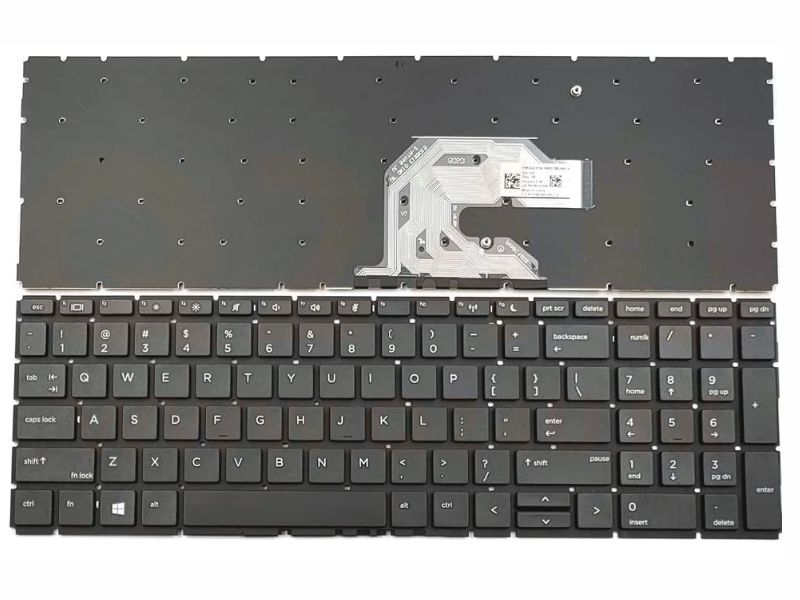 HP Probook 450 455 455R G6 series laptop toetsenbord, US - zwart - zonder licht