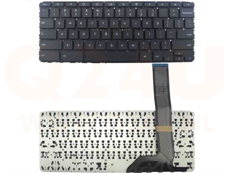 HP ChromeBook 11-V series laptop toetsenbord, US - zwart