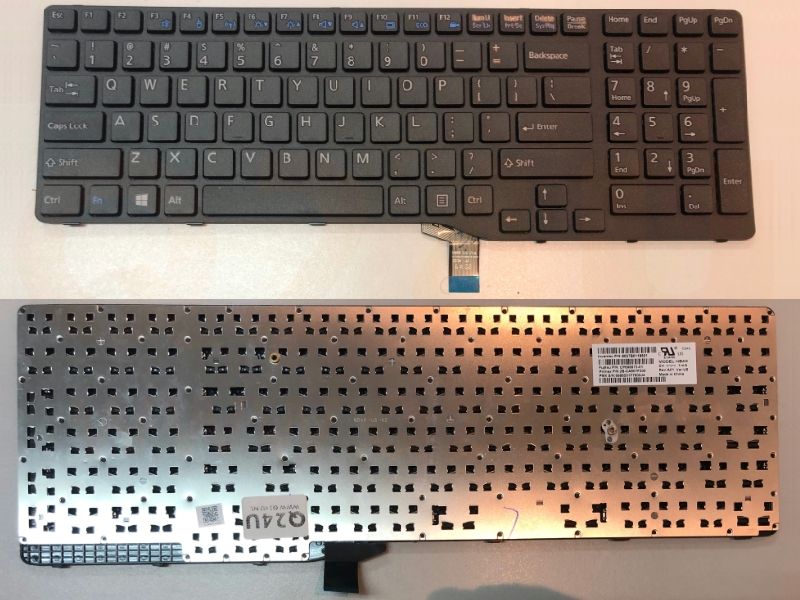 Fujitsu Siemens A556 AH556 series laptop toetsenbord, US - zwart