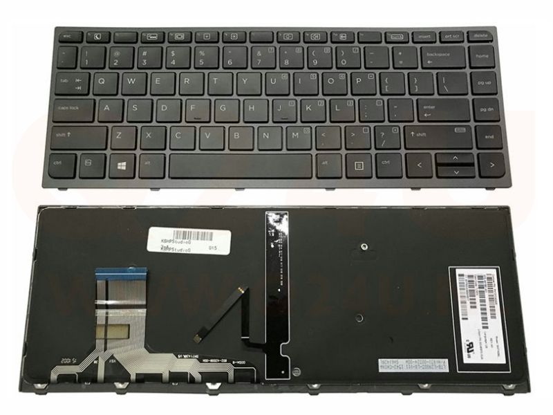 Hp Zbook Studio G3 series laptop toetsenbord, US - zwart - met licht