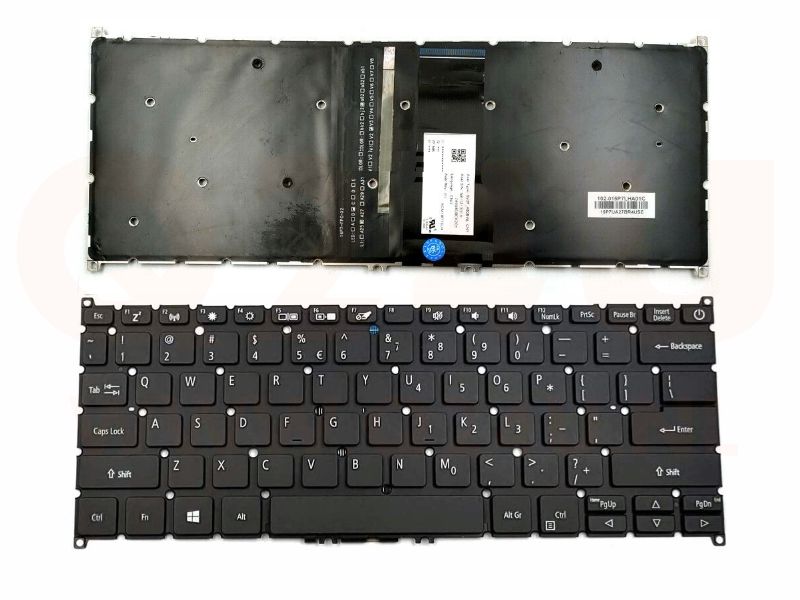 Acer Swift 3 SF314-54 56 Series laptop toetsenbord, US - zwart - met licht