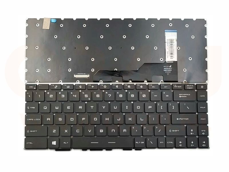 MSI GE66 Serie MS-1541 MS-16V1 laptop toetsenbord US QWERTY - zwart met RGB licht