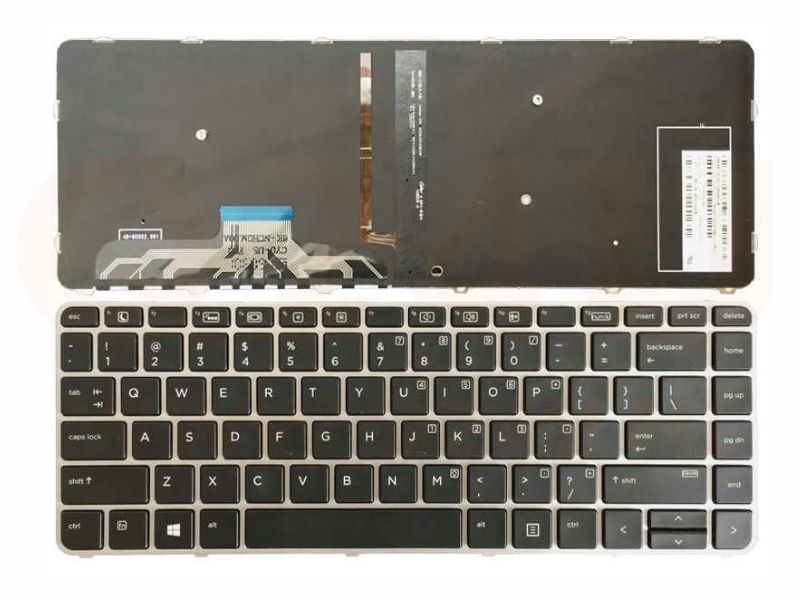 HP Elitebook Folio 1040 G3 series laptop toetsenbord - zwart - met licht