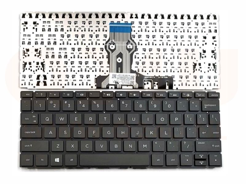 HP Pavilion X360 11-AD 11M-AD series  laptop toetsenbord, US - zwart - met licht