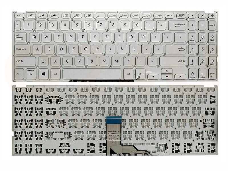Asus Vivobook X512 series laptop toetsenbord, US - wit