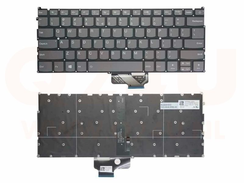 Lenovo Yoga 720-13ikb 13ibr 13ibk series laptop toetsenbord, US - zwart - met licht