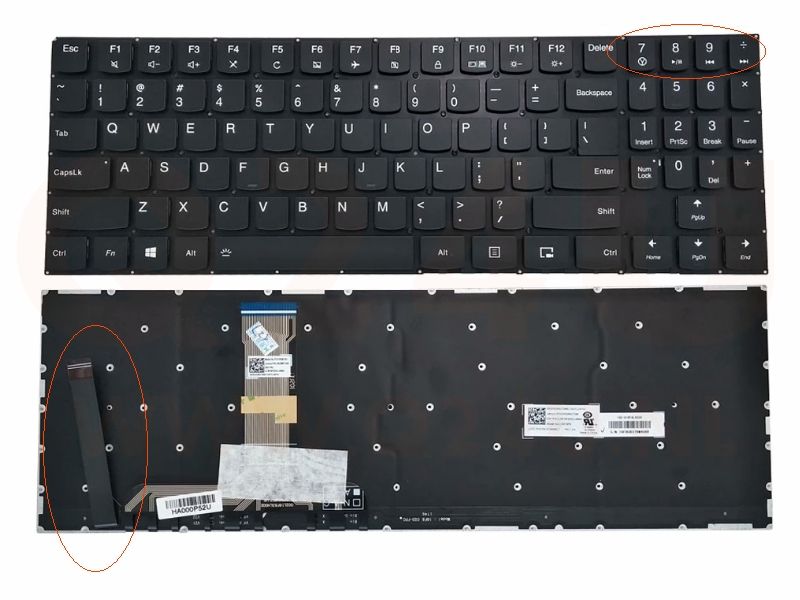 Lenovo Legion Y540-15IRH Y540-17IRH Y7000P-1060 laptop toetsenbord - RGB light - SN20M27296