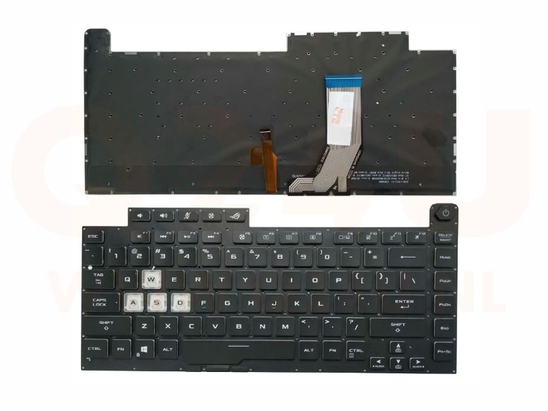 ASUS ROG Strix Scar III G512 G531 G531GT US toetsenbord - RGB licht