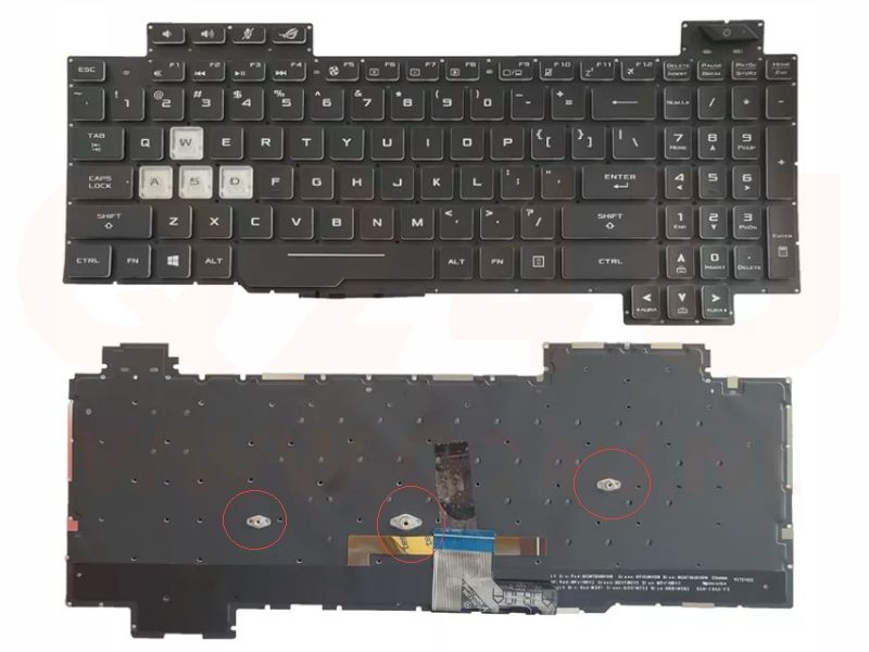 ASUS ROG Strix GL504 GL704 series US toetsenbord met RGB licht - 0KNR0-6614US00
