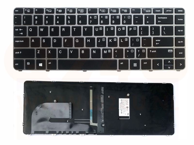 HP Elitebook 745 840 848 G3 G4 toetsenbord - US QWERTY - 819876-001 - met licht