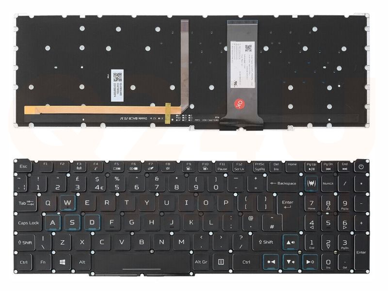 Acer Nitro 4 AN515-54 AN517-51 toetsenbord US qwerty - N18C3 C4