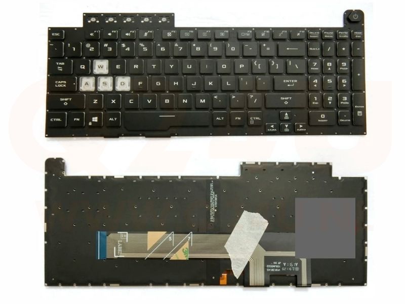 Asus Tuf Gaming A15 FA506 series laptop toetsenbord - AEBKXU00010 - met RGB licht