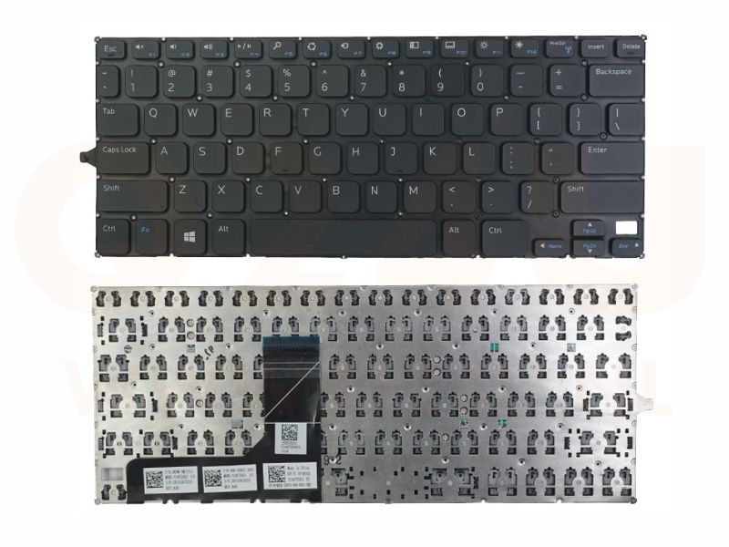 Dell 11 3147 3148 toetsenborden, zwart, zonder licht - 0R68N6