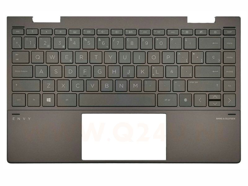 HP Envy X360 13-AY series laptop toetsenbord top case - zwart - met licht - TPN-C147