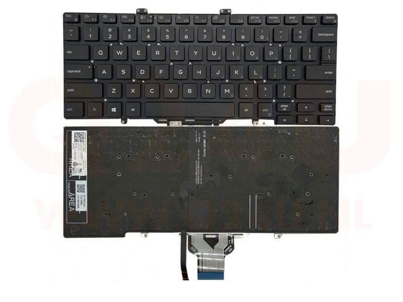 Dell Latitude 3400 5400 7400 US toetsenbord - zonder pointer, met licht