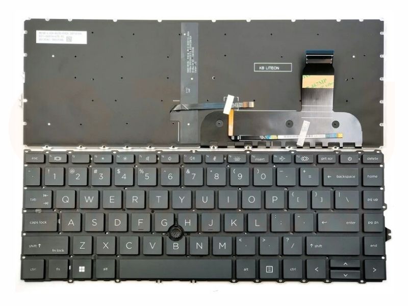 HP Elitebook 840 745 G7 US toetsenbord - met licht en pointer - L87607-001