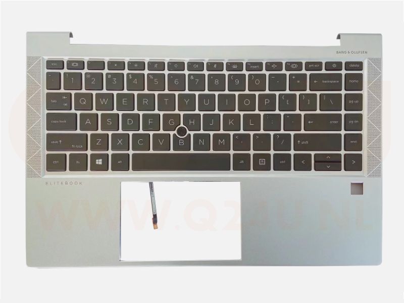 HP Elitebook 840 745 G7 top case - US toetsenbord - met licht en pointer