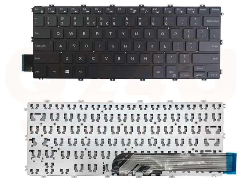 Dell Latitude 3400 3310 3390 US toetsenbord - zwart - zonder licht