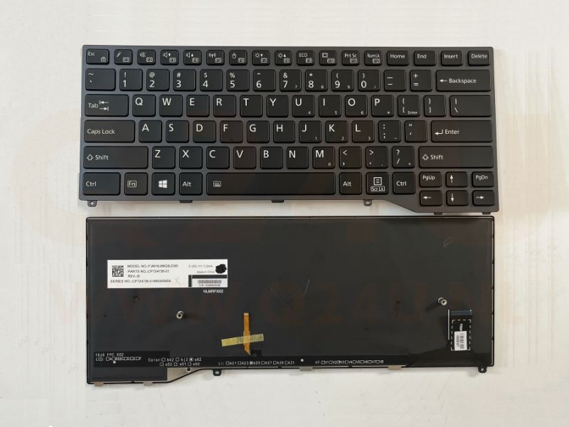 Fujitsu Lifebook U747 U748 U749 E449 E548 E549 US toetsenbord met licht
