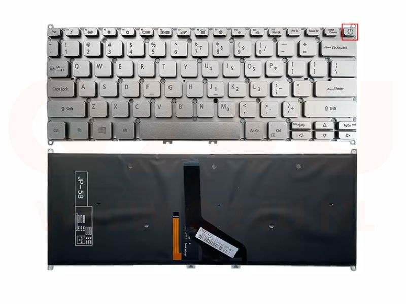 Acer Swift 3 SF314-42 swift 5 SF514-51 series US toetsenbord zilver - licht