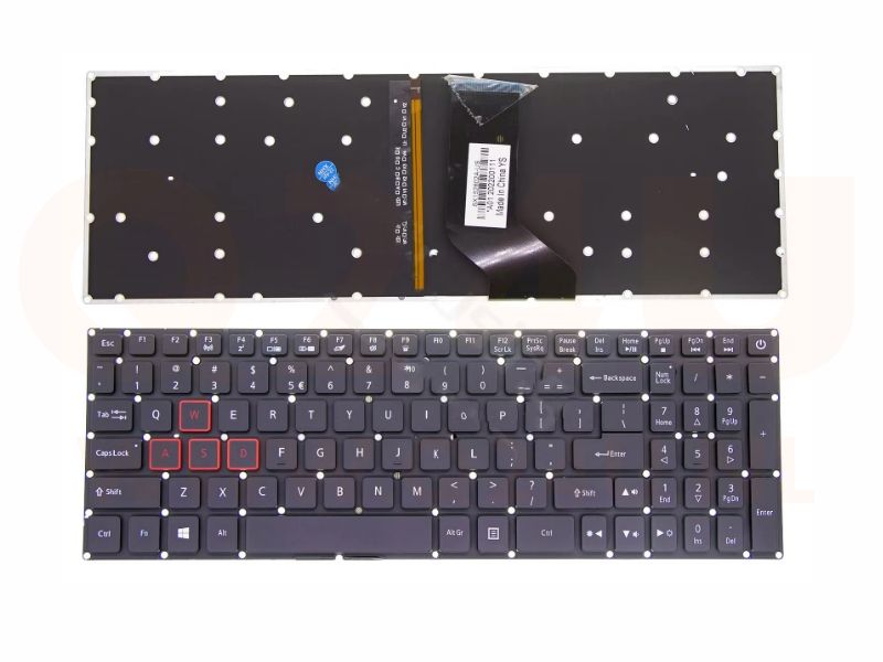 Acer Predator Helios 300 G3-571 300 PH317-52 series US toetsenbord zwart