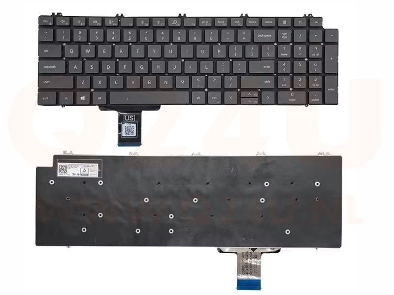 Dell Precision 7750 7770 7550 7760 3570 3571 7560 US qwerty toetsenbord, zonder licht