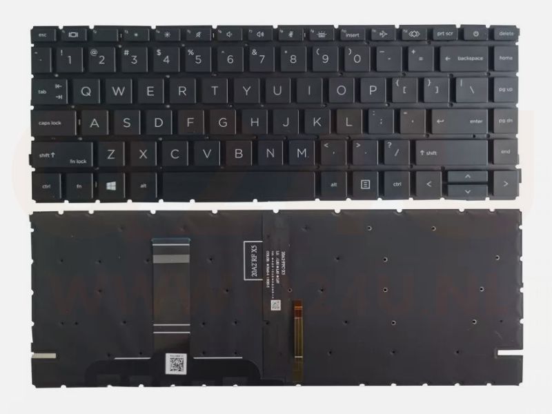 HP ProBook 440 G8 G9 445 G8 G9 G10 series toetsenbord US, met licht - M23769-001