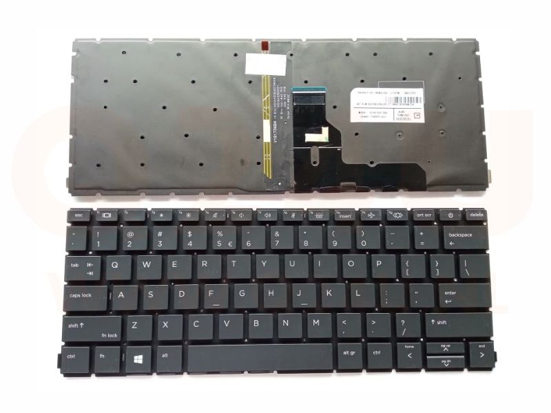 HP Probook 430 G8 435 G8 435R G8 630 G8 toetsenbord US - met licht