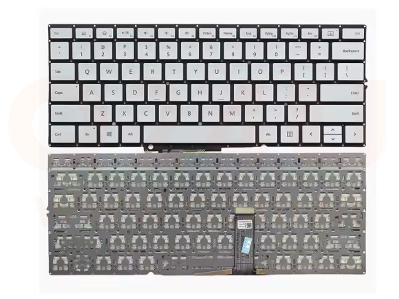 Microsoft Surface Book 3 - 1907 1899 US QWERTY toetsenbord - grijs