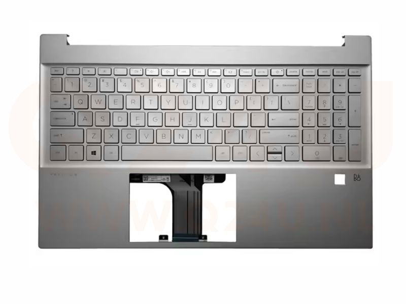 HP Pavilion 15-EH 15-EG 15Z-EH US toewtsenbord top case - zilver SD en FP gat
