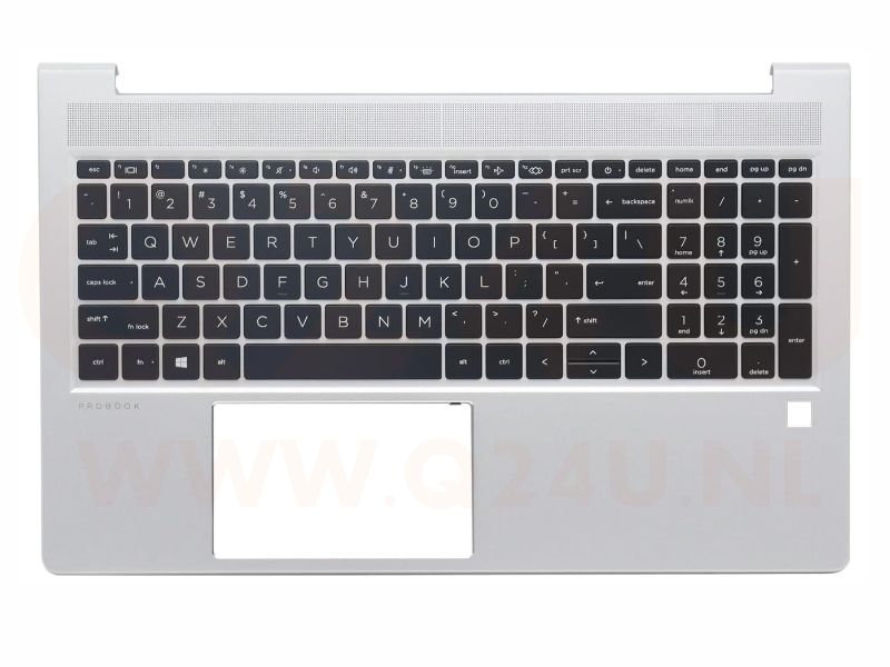 HP ProBook 450 G9 455 G9 top case QWERTY toetsenbord - met licht - N01933-001