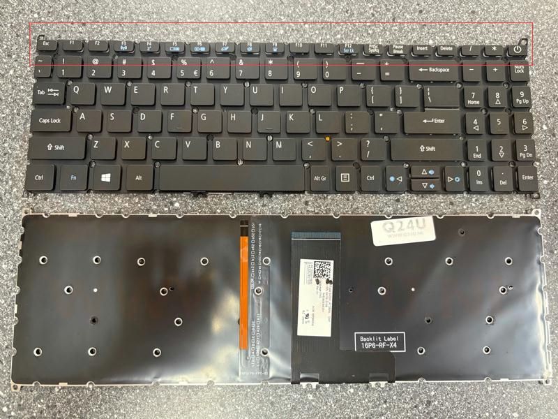 Acer Swift 3 SF315-51 SF315-51G QWERTY US toetsenbord - met licht - SV05p_A72BWL