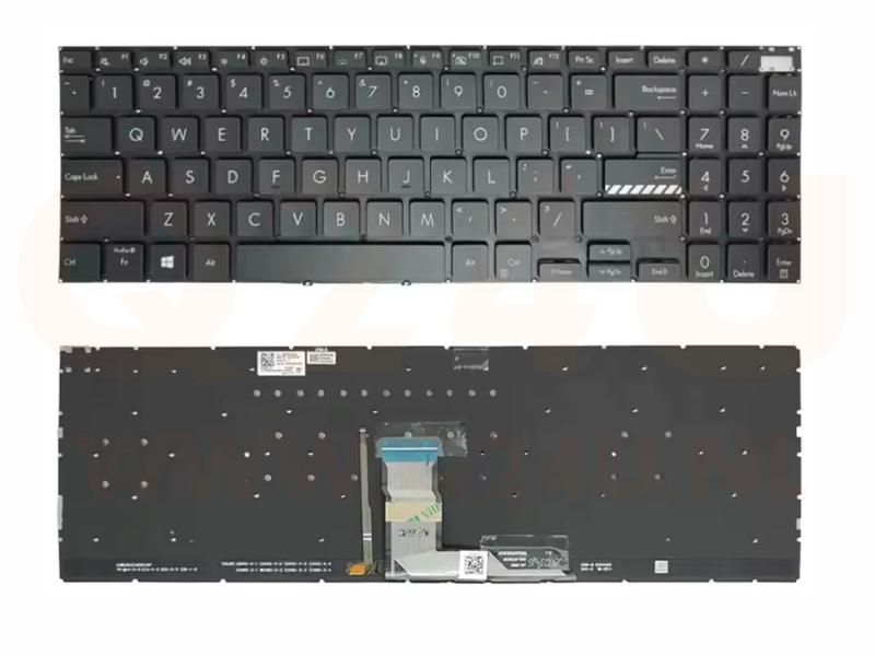 Asus VivoBook Pro M3500 K3500 M6500 series US QWERTY toetsenbord - zwart